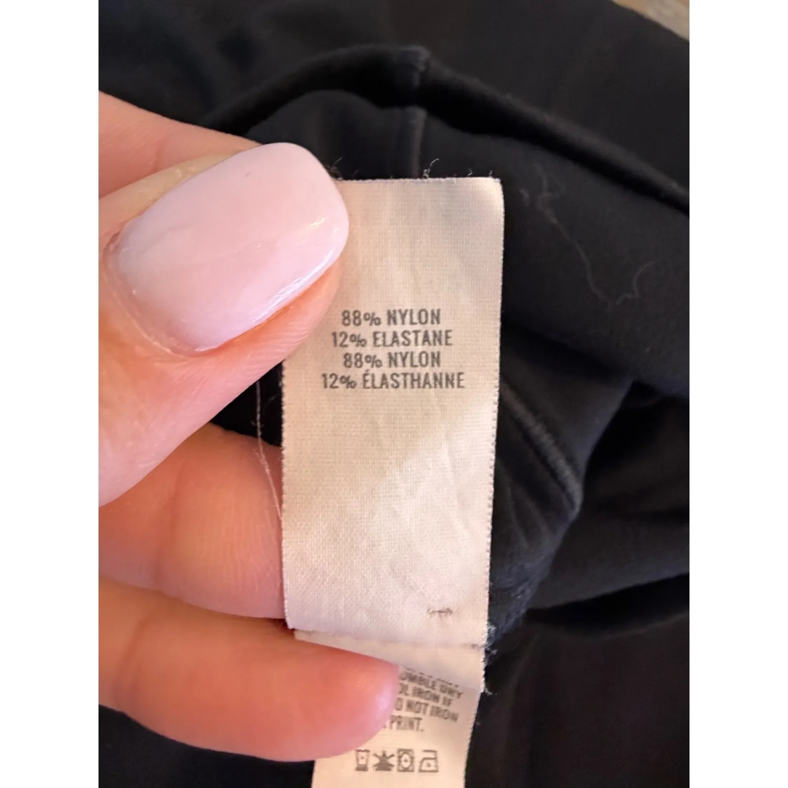 OFFLINE by Aerie Black V Waist Flare Leggings Athleisure Pants LG - Image 7