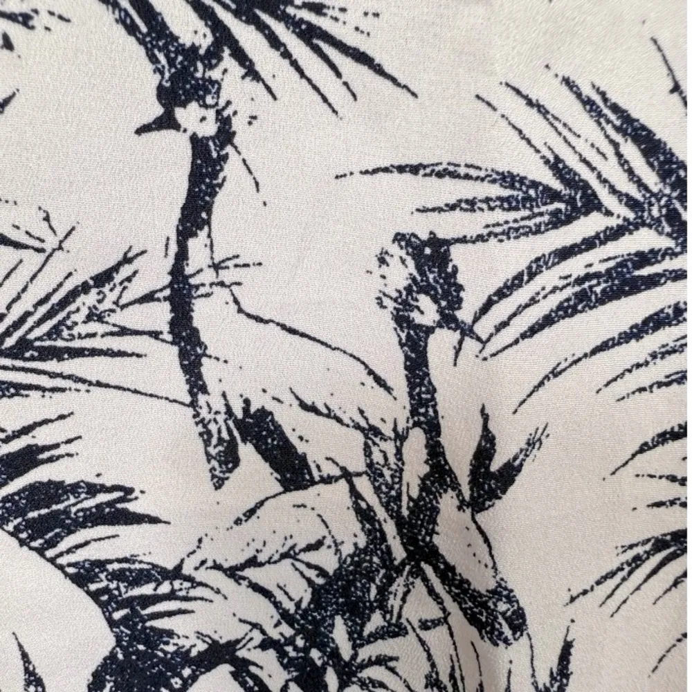 NWT Lane Bryant Tiger Birds Tropical Print Flutter-Sleeve‎ Crew-Neck Top 20 - Image 14