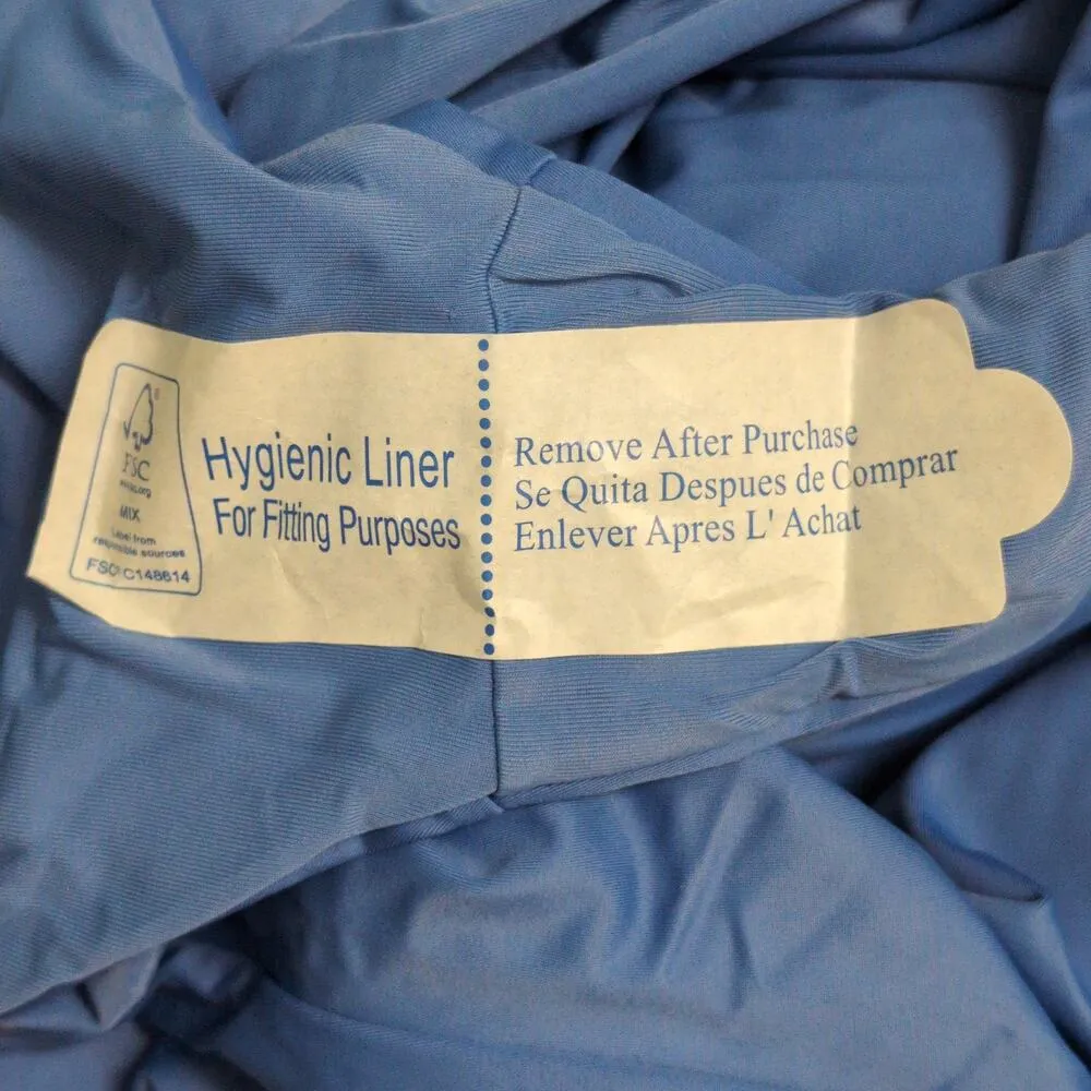 Andie The Santorini Horizon Blue One Piece Keyhole Cutout Adjustable Size XL New - Image 7