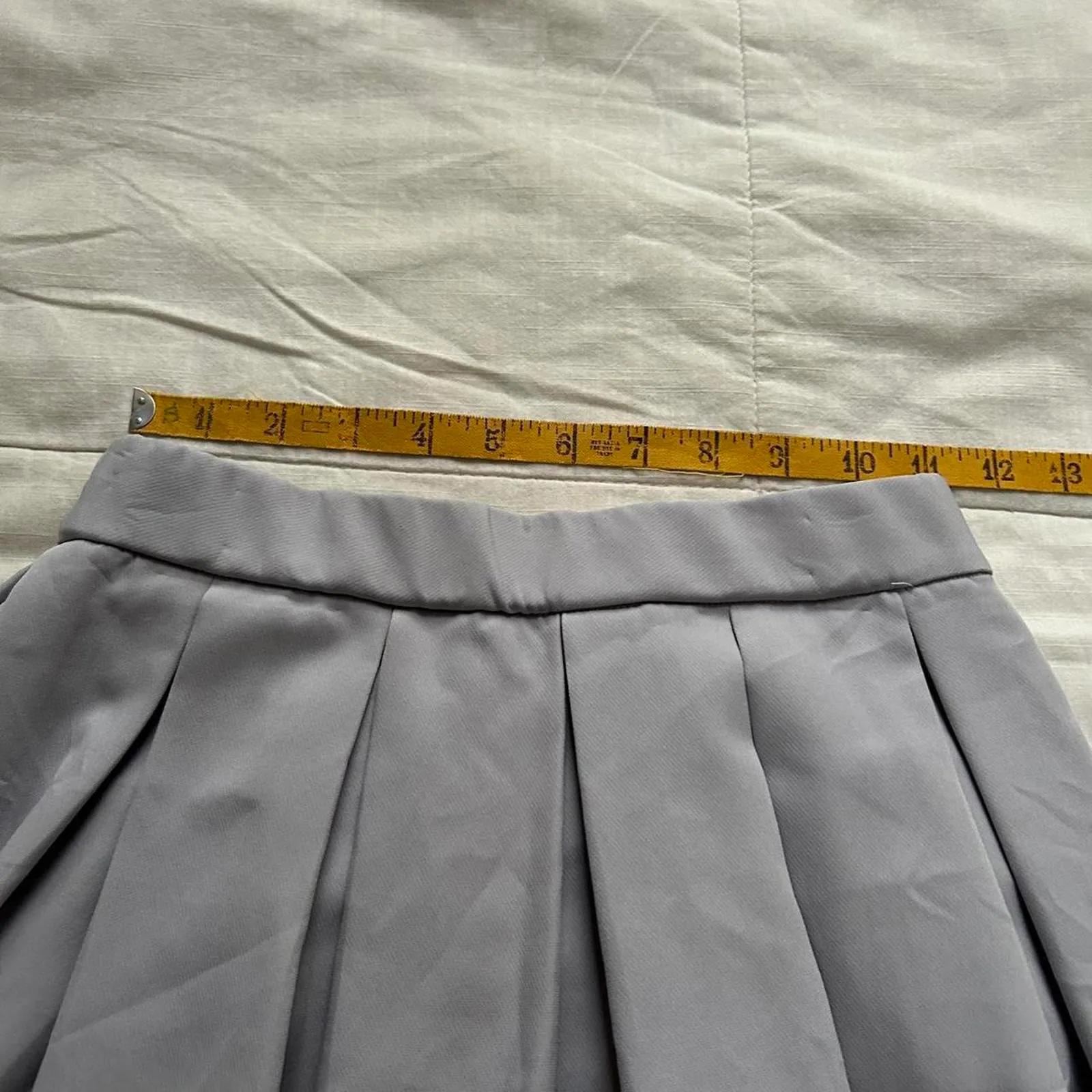 Axes Femme lavender purple lace hem skirt with elastic waistband Size medium - Image 4