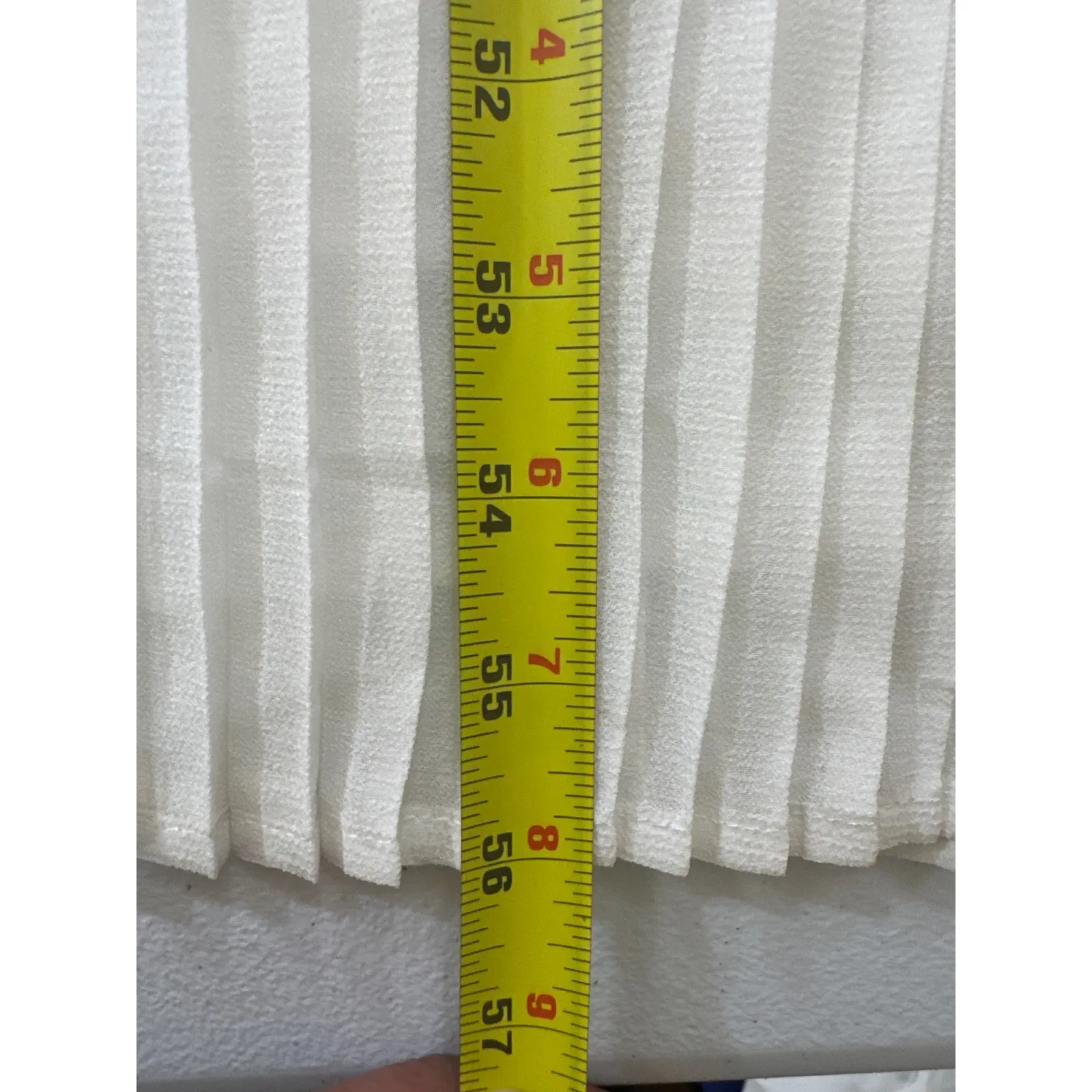 ELOQUII White Lace Pleated Midi Dress Long Sleeve Elegant Special Occasion Sz 18 - Image 9