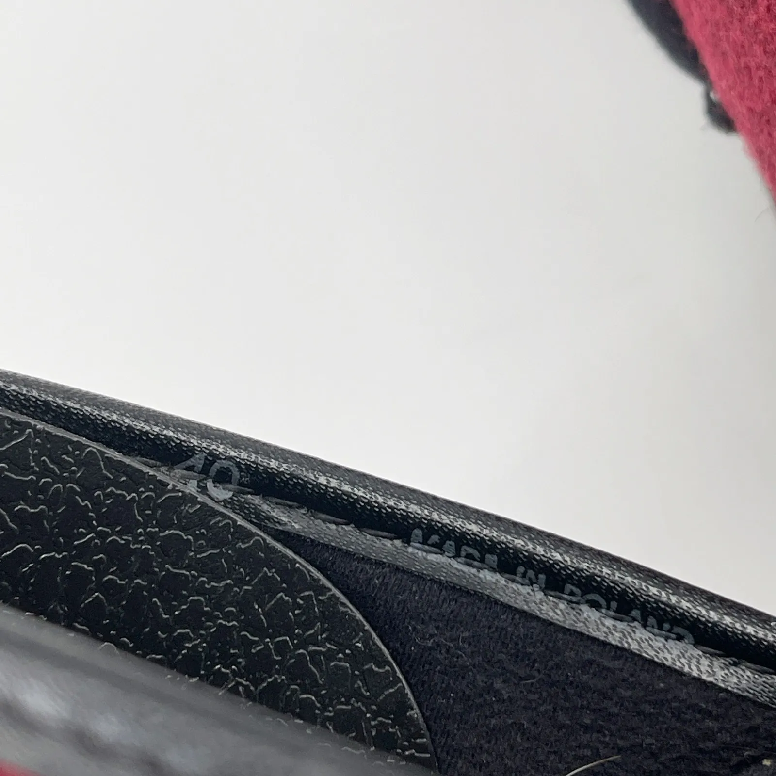 Dansko Felted Pro Clog in Deep Red Size 40 9.5 - 10 Nurse Doctor Comfort Shoes - Image 9