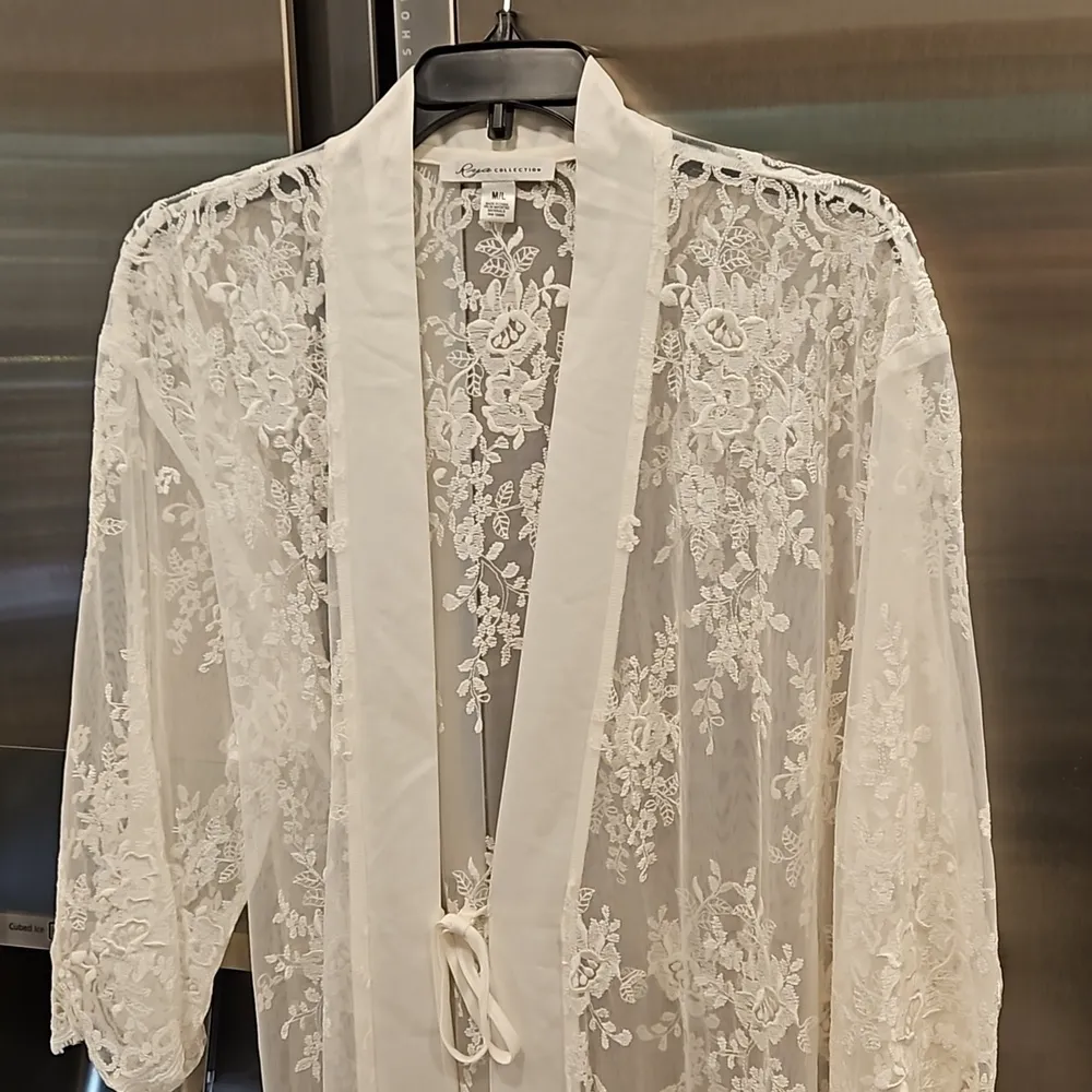 💕BHLDN x RYA COLLECTION💕 Darling Lace Robe ~ White Medium/Large NWOT Size undefined - Image 10