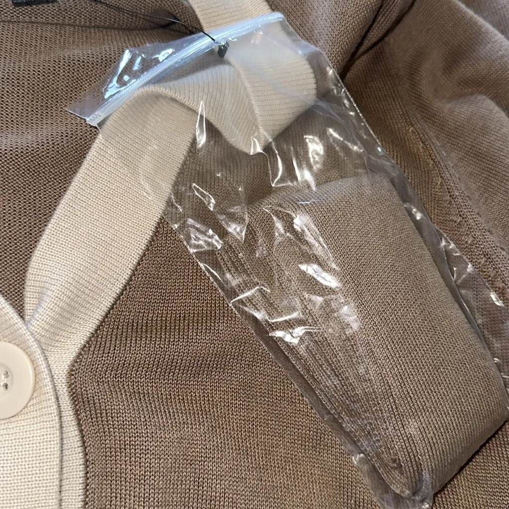 NWT CAbi  Genteel Cardigan Sweater Style# 6161 In Color Taupe - Image 6