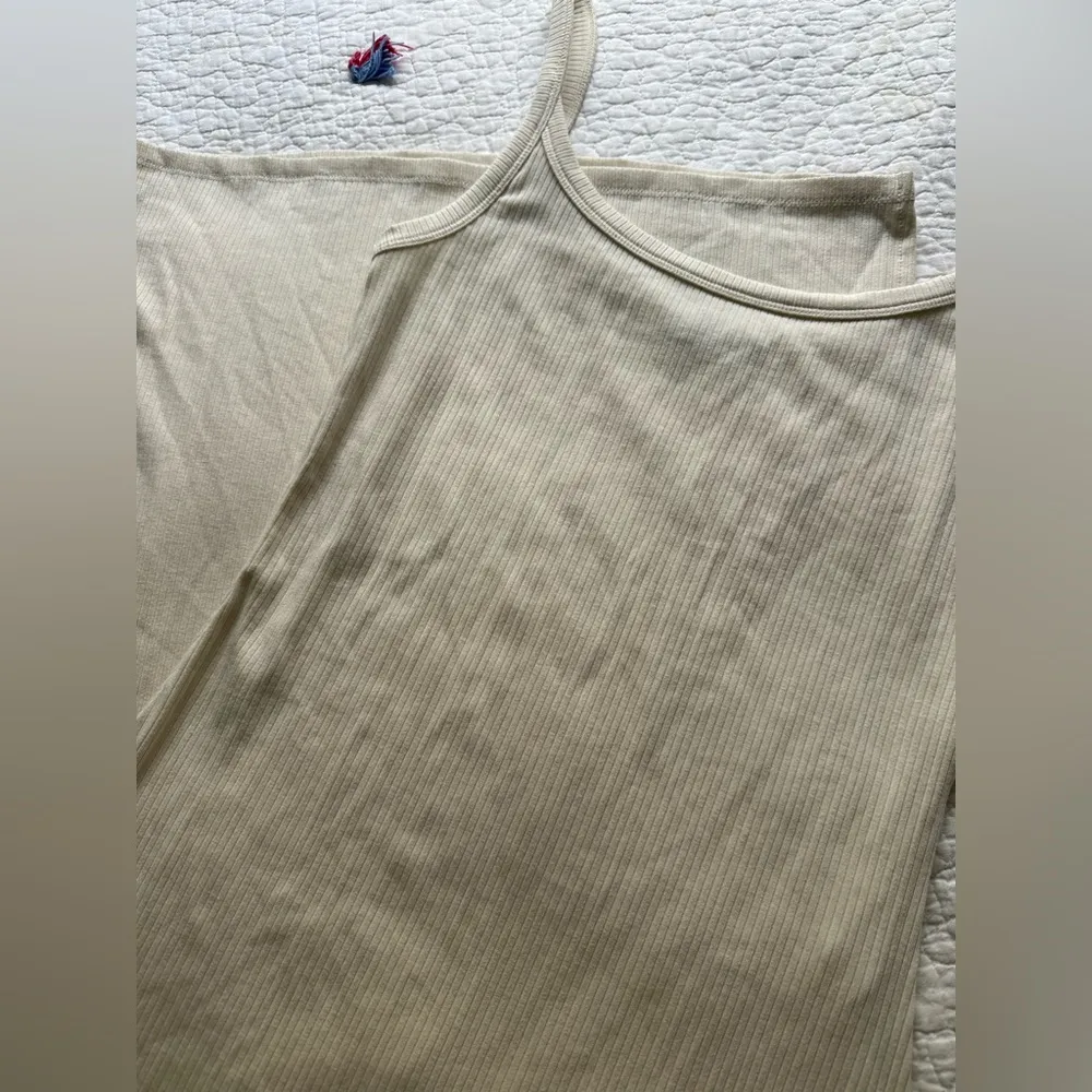 Ghanda Reese midi dress light almond beige Women’s small White - Image 8