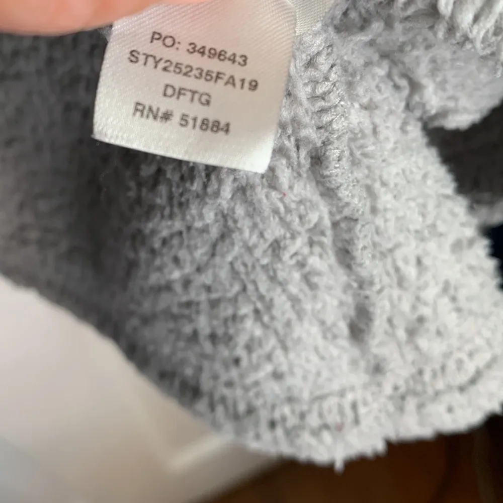 Patagonia Women's Salt Grey Los Gatos 1/4-Zip Fleece Pullover W-845 Sz M - Image 9