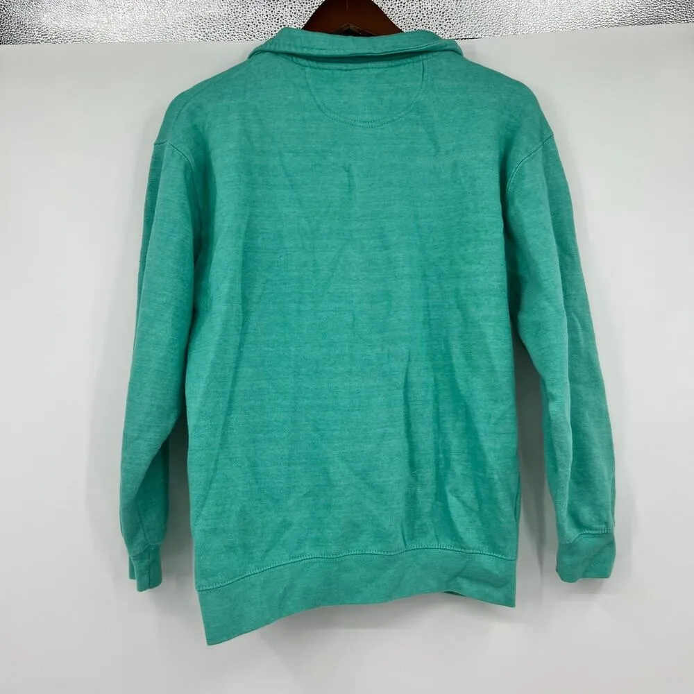 Sunsations Outer Banks North Carolina pullover green blue quarter zip Medium - Image 2