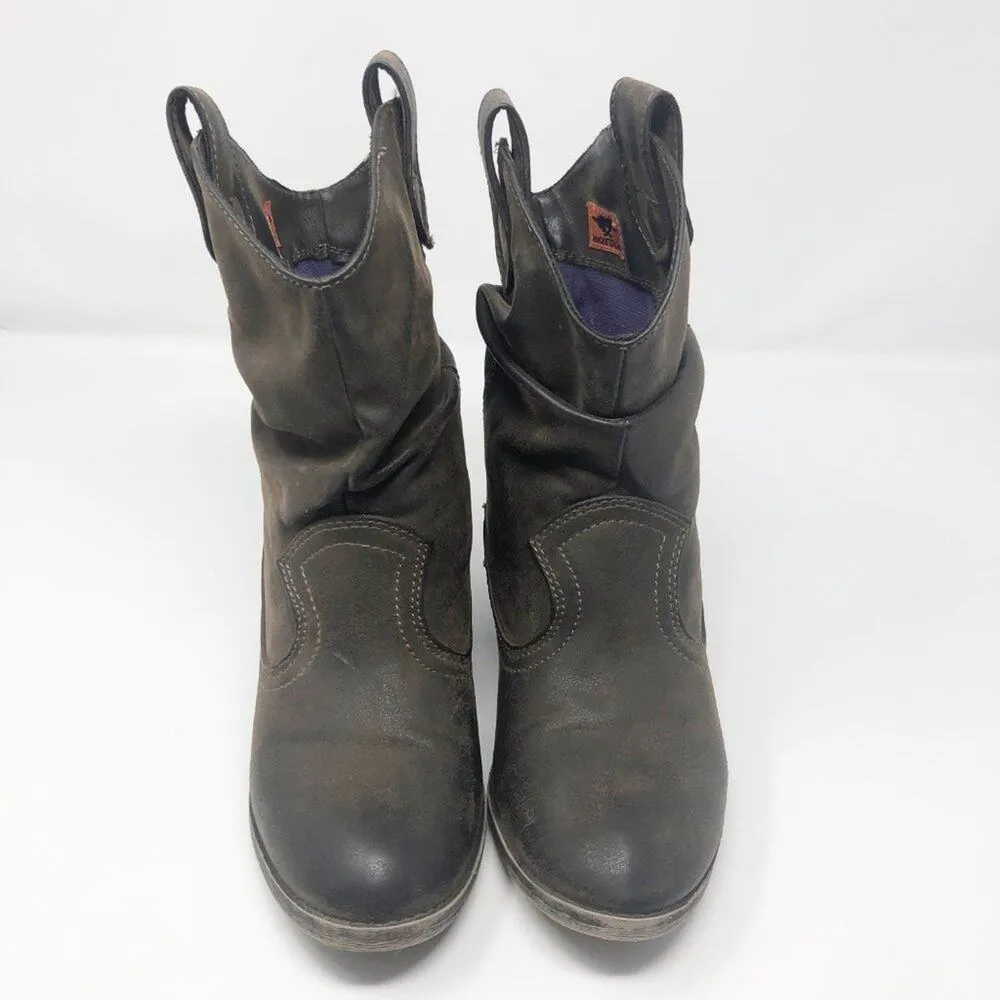 Vintage Rocket Dog Womens Boots Size 7 Y2K Western Country Cowgirl Rodeo Event - Image 6