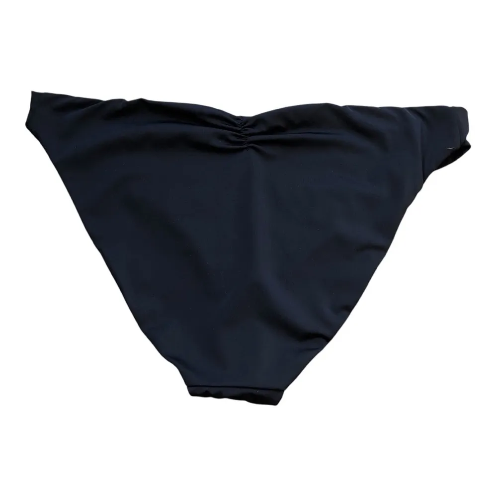 Andie NWT The Symi Sustainable High Leg Cut Low Rise Bikini Bottom Black XL - Image 8