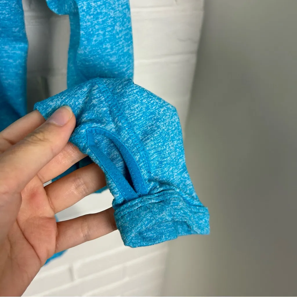 Nike Running Dri Fit Blue Activewear Quarter Zip Size XS - Image 7