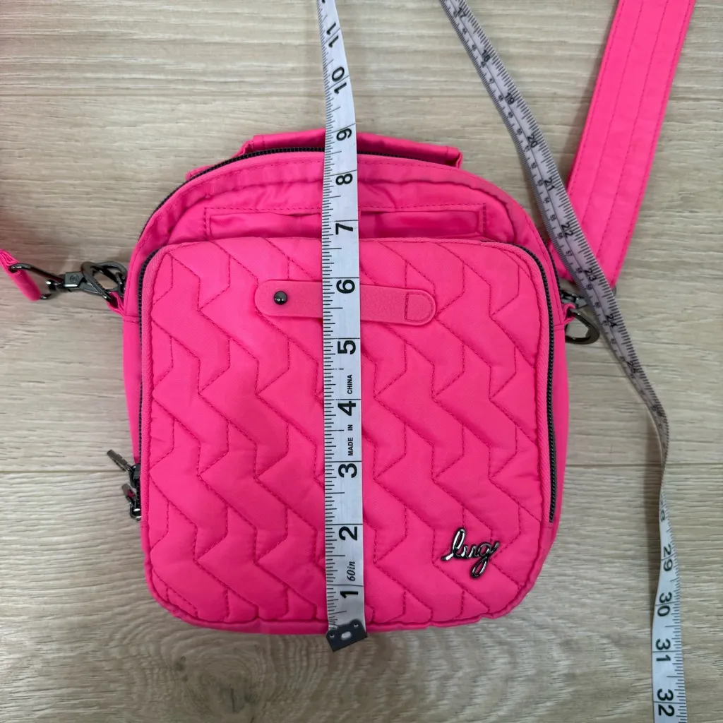 Lug Neon Pink Skeeter Convertible Crossbody - Image 13