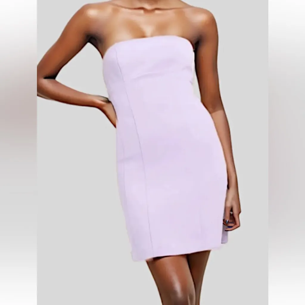 Kookai Oyster Contour Strapless Mini Dress in Passion Flower size US 2 Small - Image 15