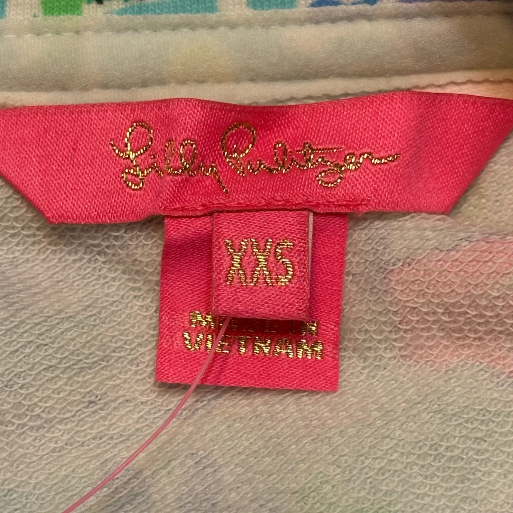 NWT LILLY PULITZER SKIPPER POPOVER TOP *LILLY LOVES TEXAS* UPF 50+ Sz XXS - Image 8