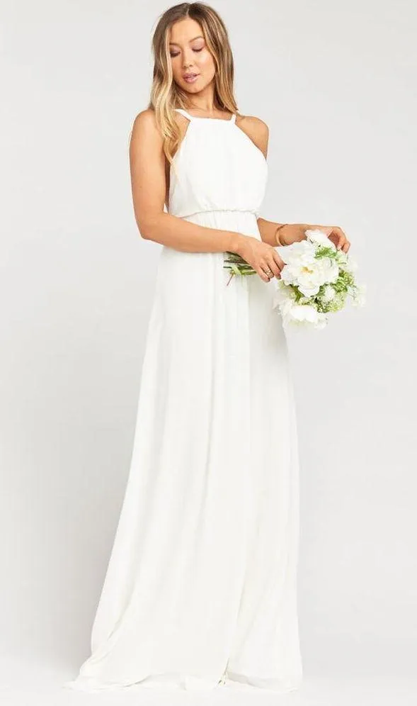 NWT Show Me Your Mumu Amanda Wedding Cake Chiffon Maxi Dress Size Medium - Image 2