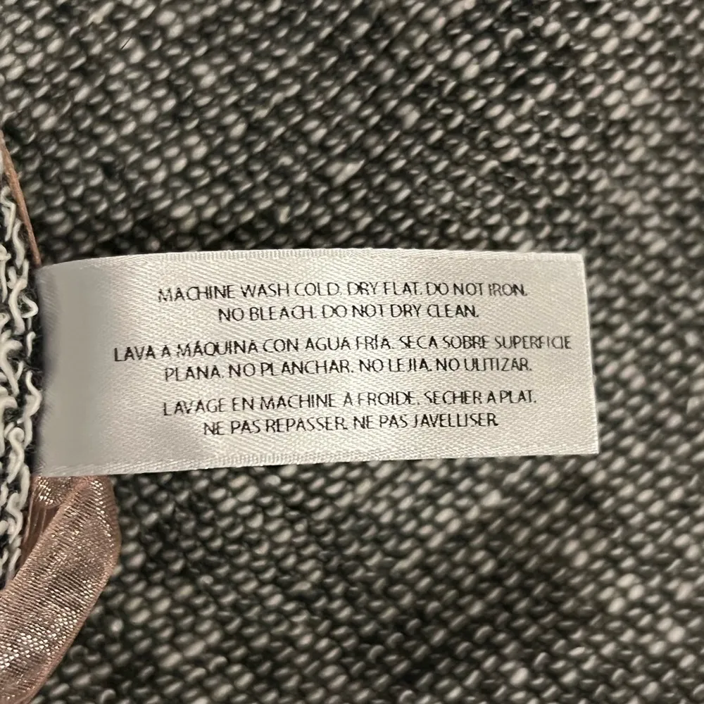 Gray Sweater with Black Lace-Up Detail - Image 5