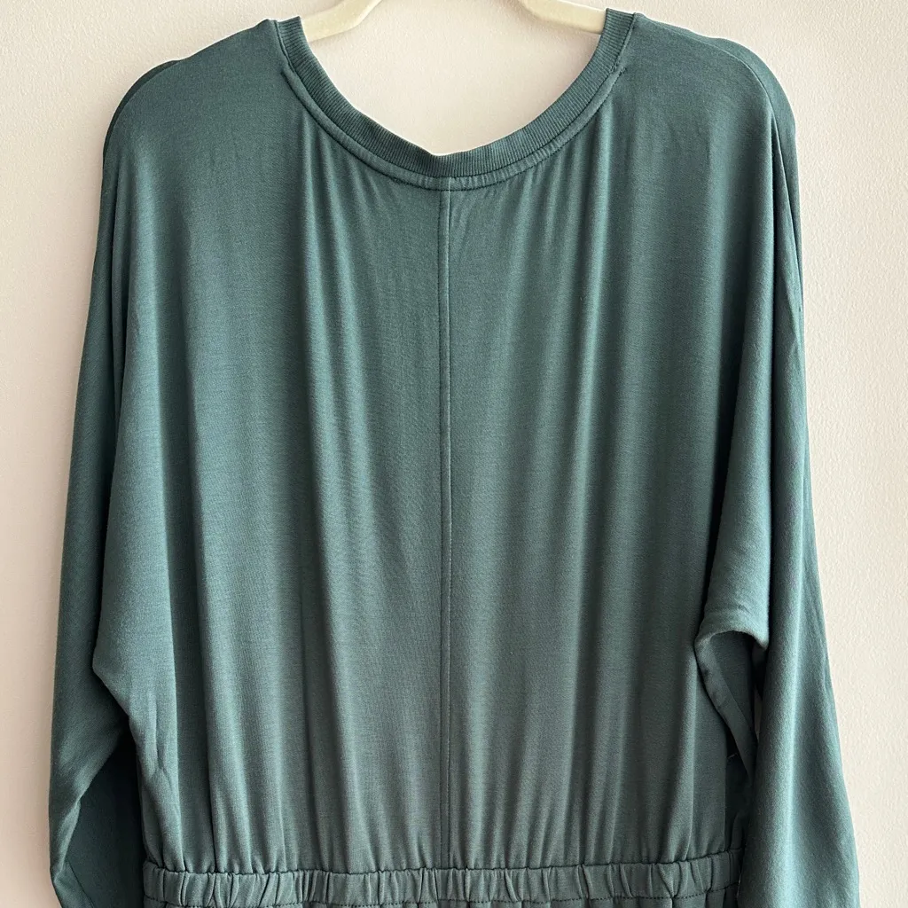 Lou & Grey Signaturesoft 3/4 Sleeve Column Dress, Green Lagoon, Size XXL - Image 13