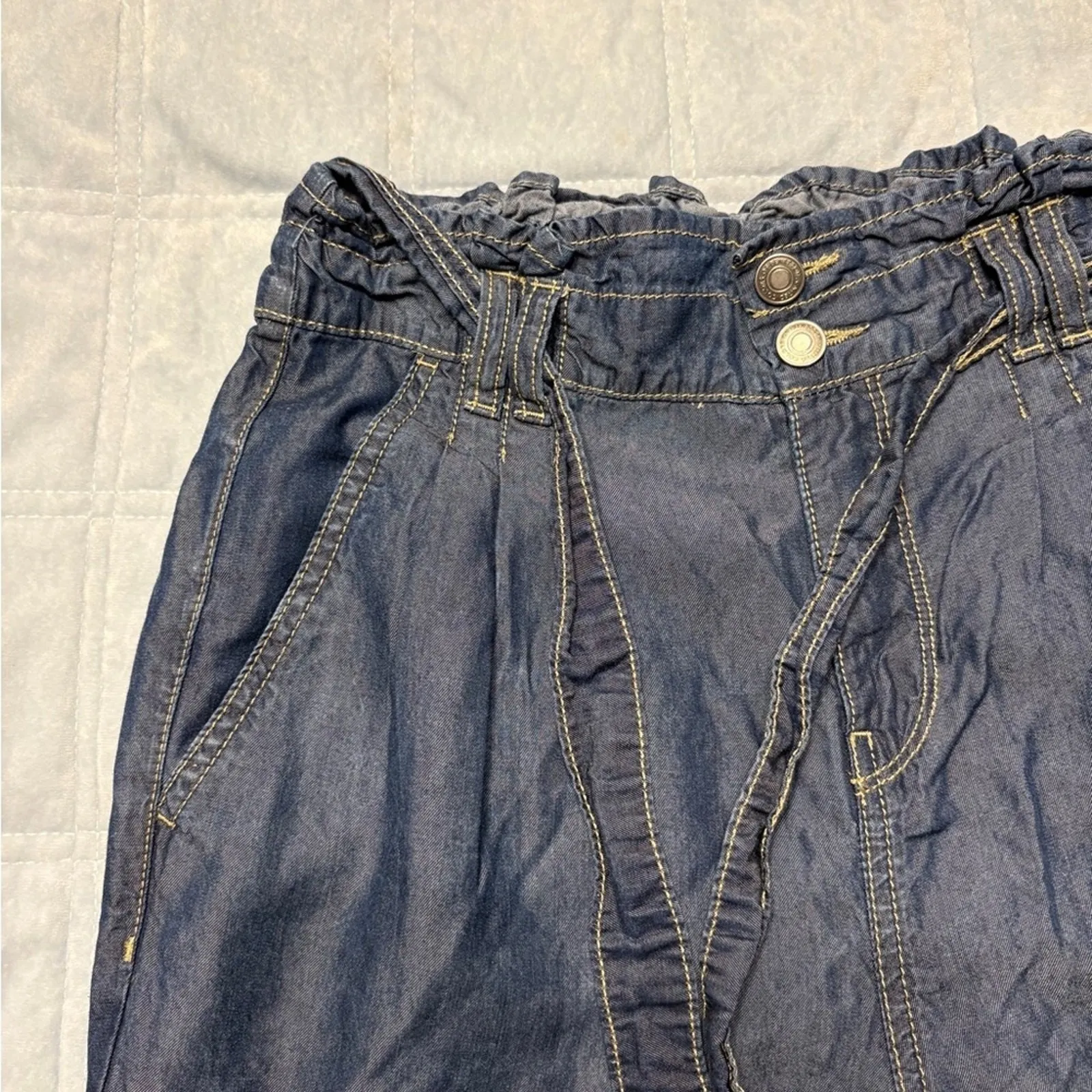 United Colors Of Benetton Navy Blue ‎ Jeans Oversize 3XL - Image 2