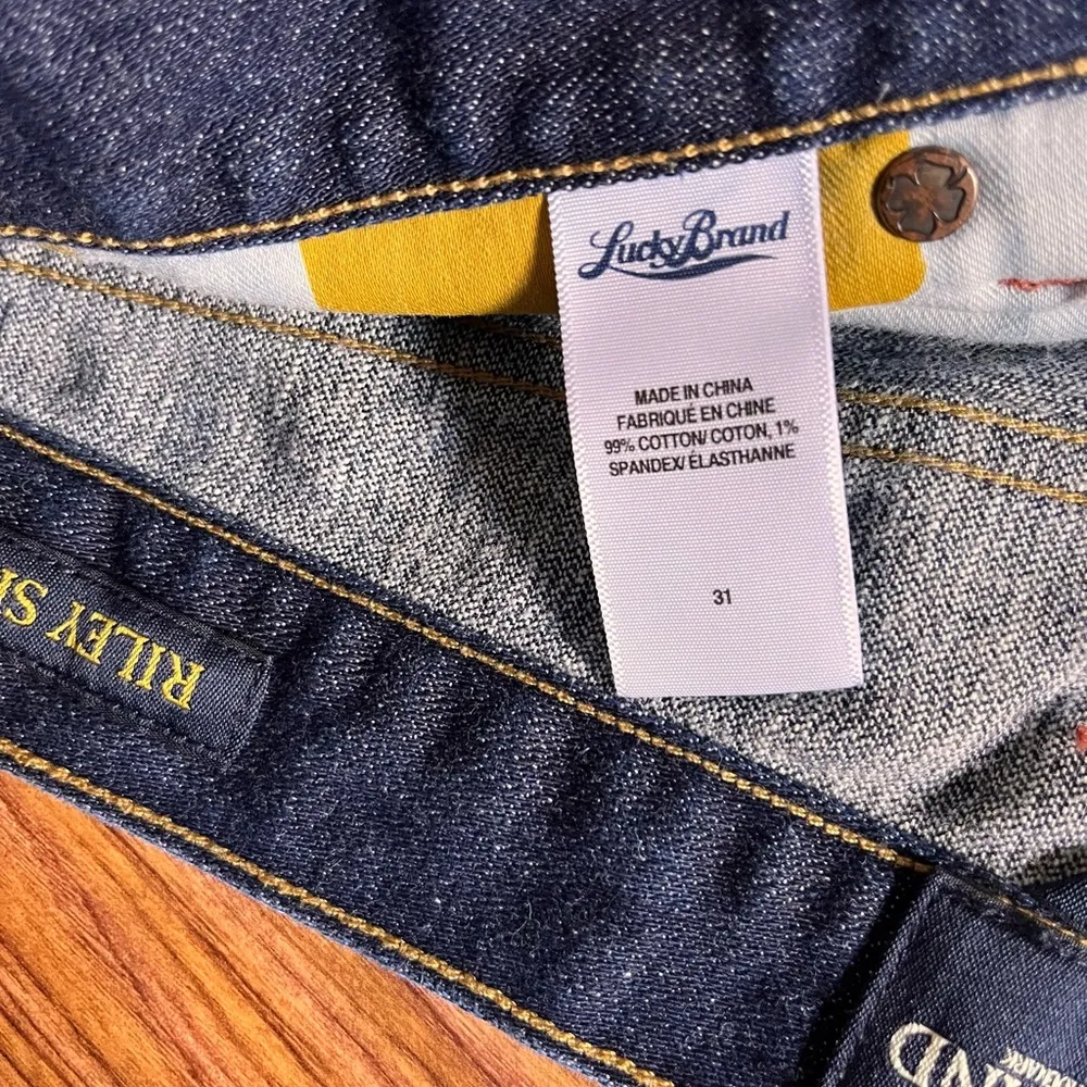Lucky Brand Riley Stars Stripes Jean
Shorts sz 12/31 - Image 11