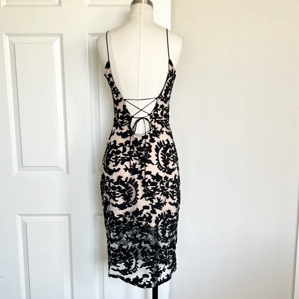 NBD Dreamlover Black Midi Dress - Image 5