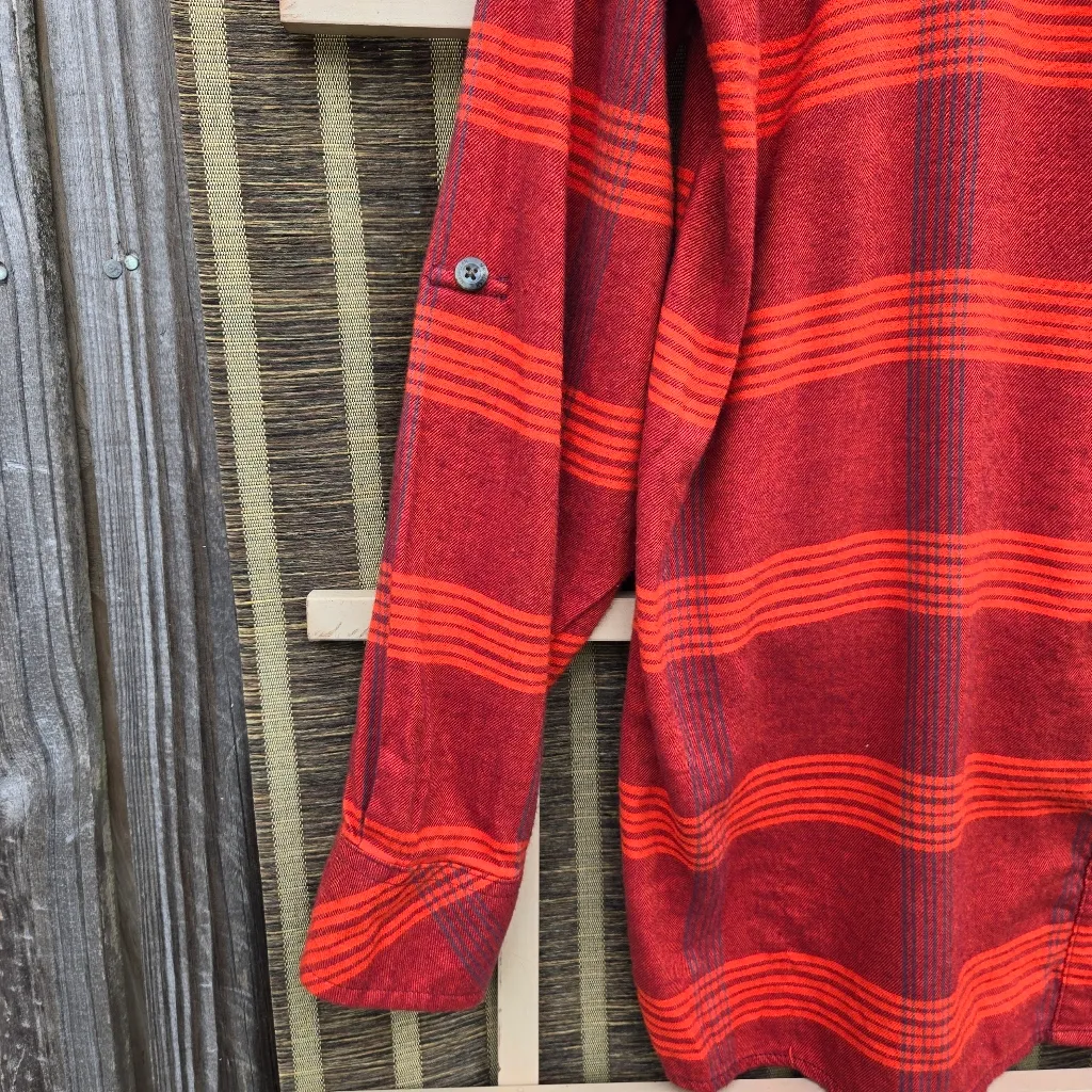 Women’s Magellan Flannel Boyfriend Adventure Gear Shirt XL - Image 5