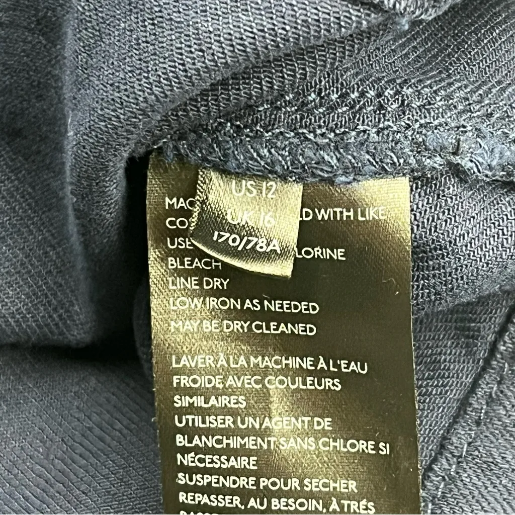 Anthropologie Pilcro and the Letterpress Mina A-Line Skirt Blue Womens‎ Size 12 - Image 5