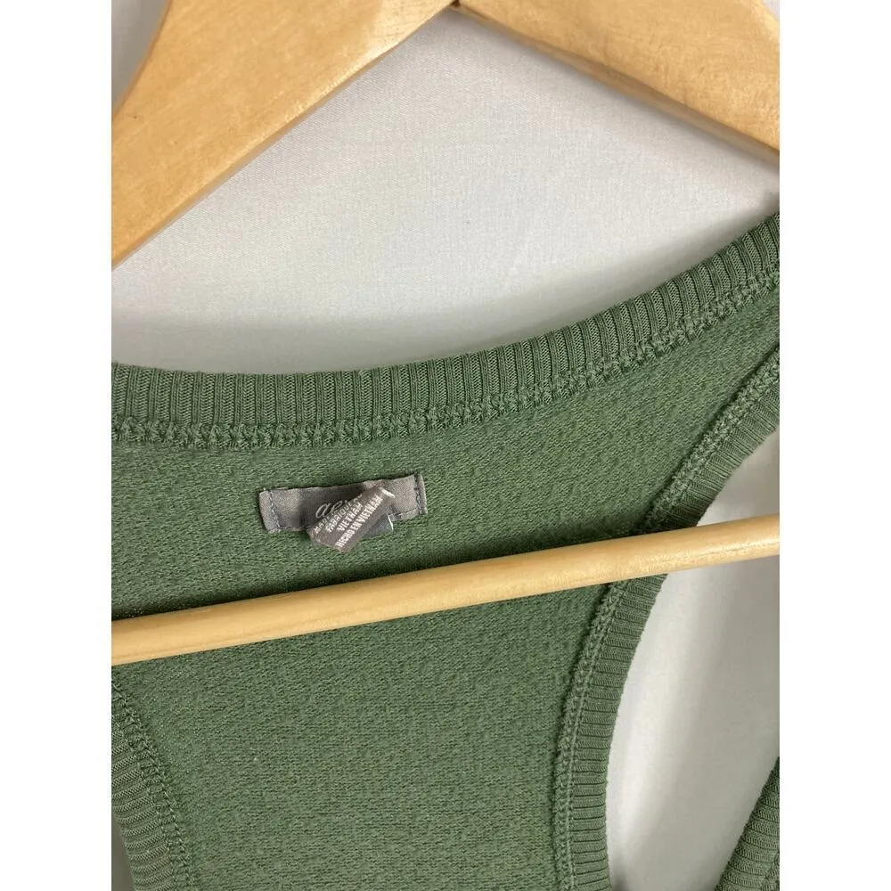 Aerie Green Racerback Soft Knit Mini / Coverup Dress Size Small - Image 3
