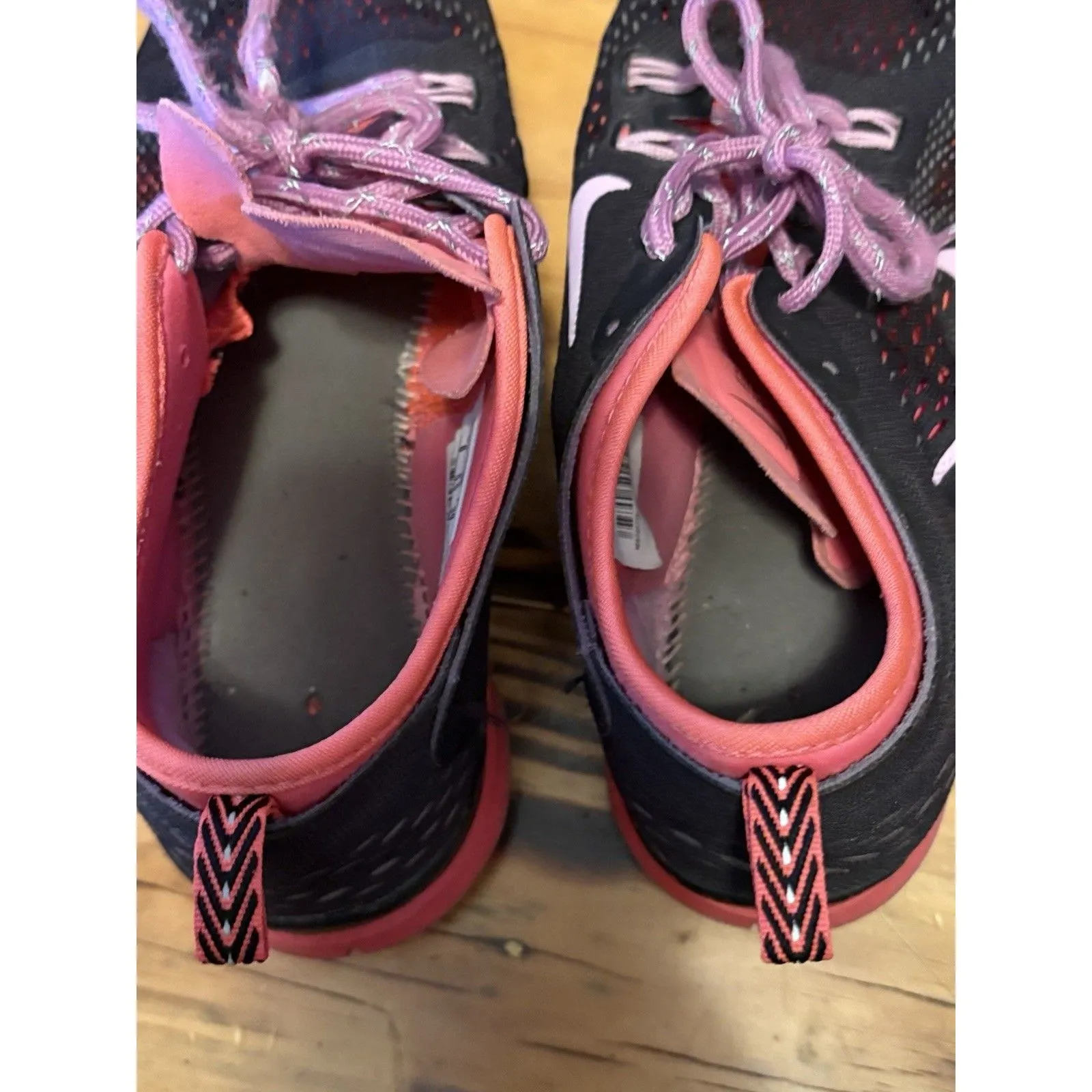 NIKE FREE 5.0 TR FIT 4  629496-011 WOMEN'S SHOES 8 BLACK sneaker Lace - Image 3