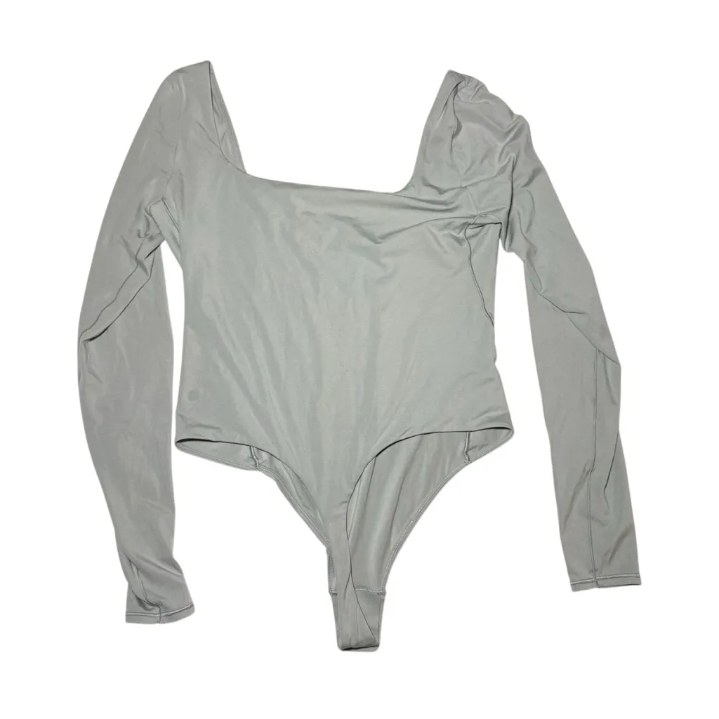 Lululemon Bodysuit Wundermost Ultra-Soft Nulu Square-Neck Long-Sleeve Bodysuit - Image 5