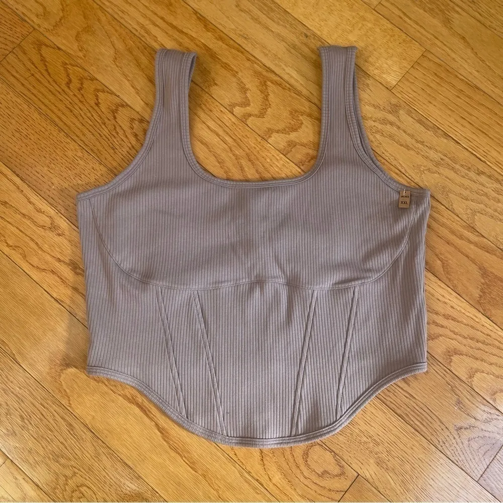 VICTORIA SECRET THE CINCHED CORSET TOP BRALETTE ICED COFFEE SZ XXL - Image 4
