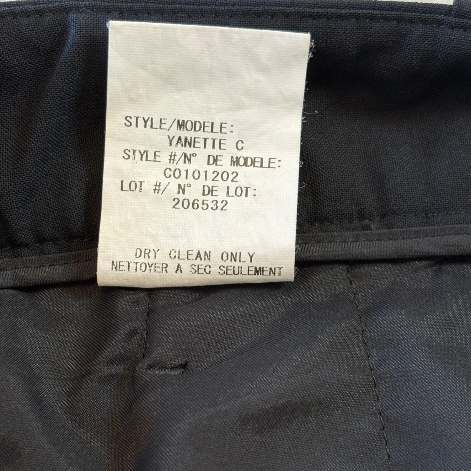 Theory Pants Womens 2 Black Cropped Dress Trouser‎ Stretch Office Work Pockets - Image 5