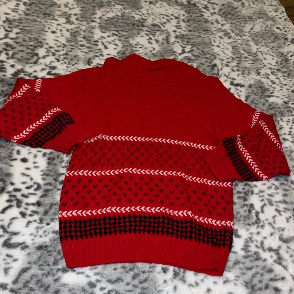 American Pride Vintage Sweater Red Size M - Image 7