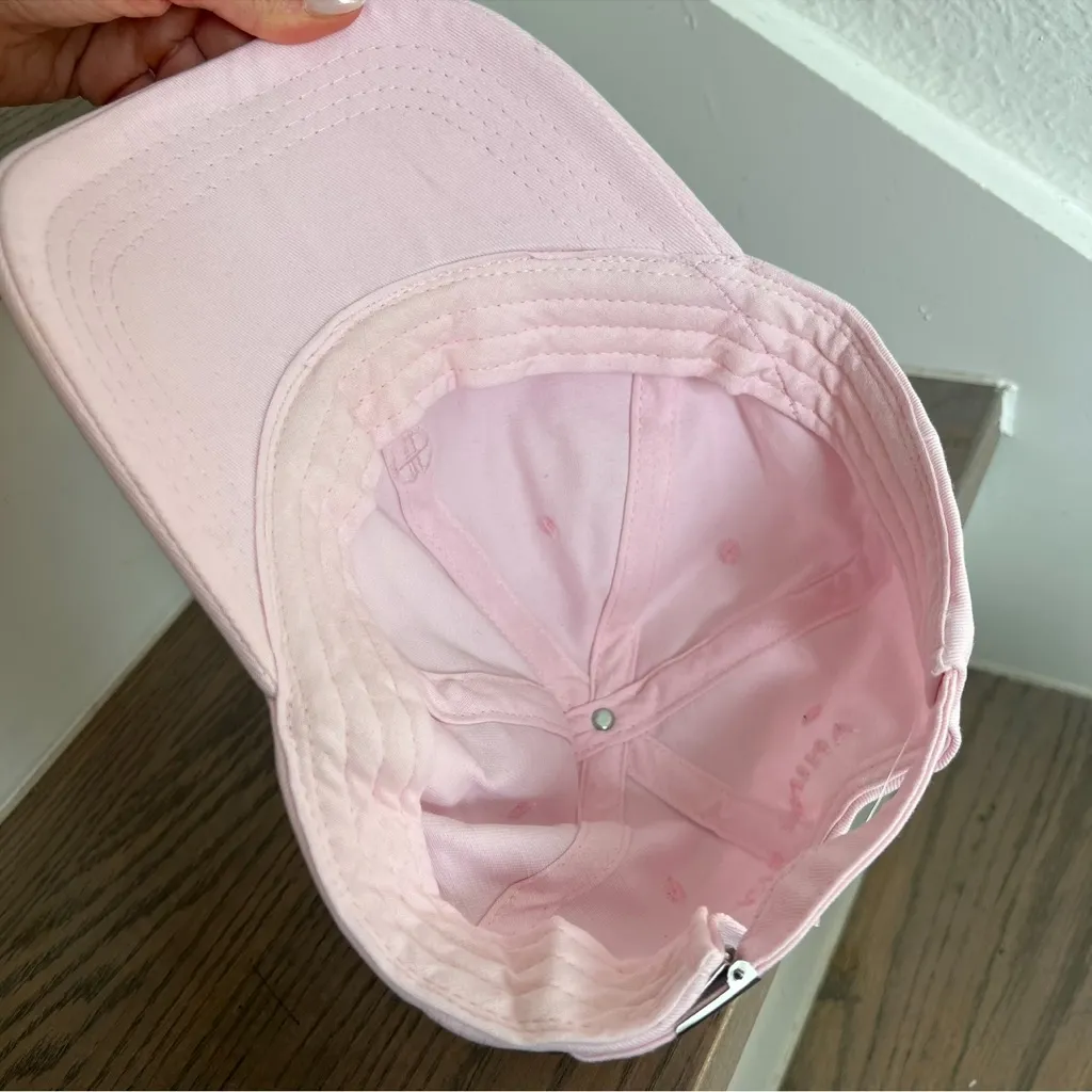 NWOT Anine Bing Jeremy Baseball Cap Hat in Pale Pink - Image 5
