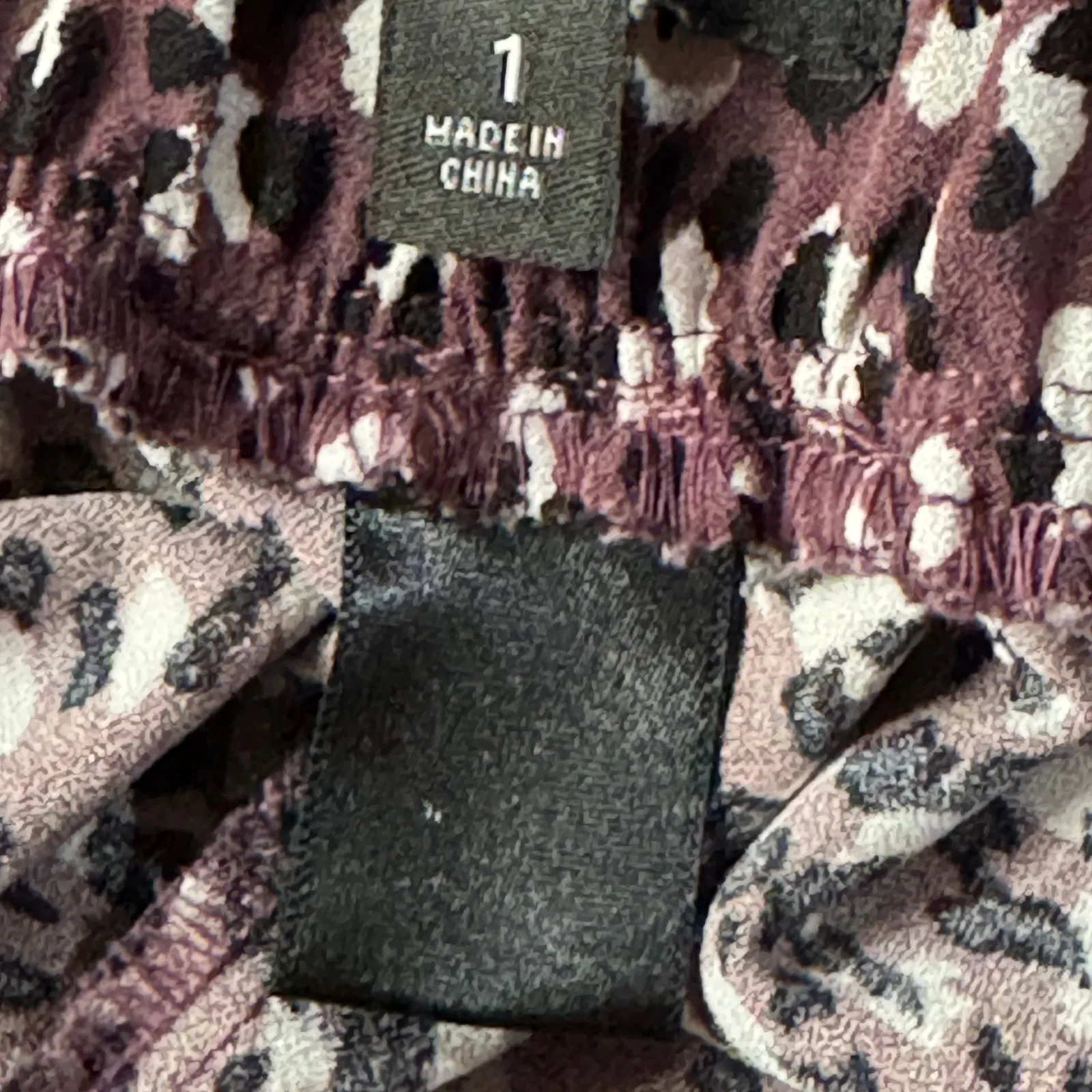 Torrid SZ 1 (1X-Large) Taper Crepe Pants Stretch Leopard Hi-Rise Pleated Purple - Image 8