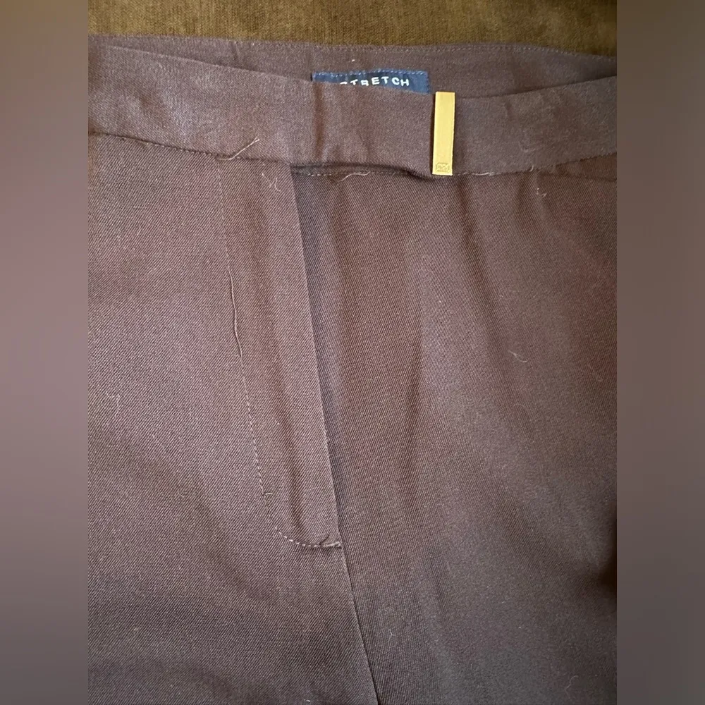 Jones New York Signature NWT Burgundy/Brown Stretch Sz 8 Dress Pants. - Image 5