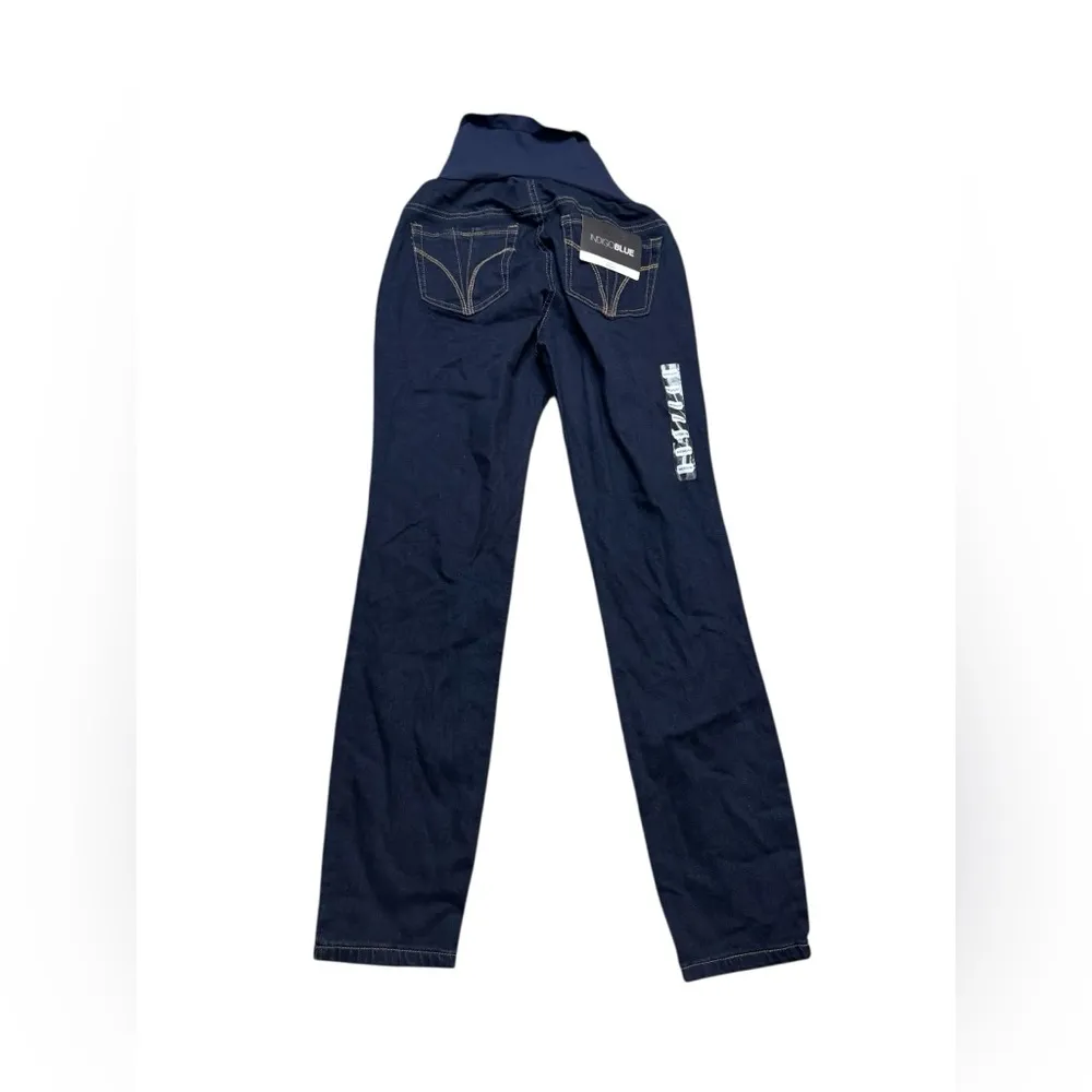 Indigo Blue Maternity Jeans NWT MEDIUM - Image 2
