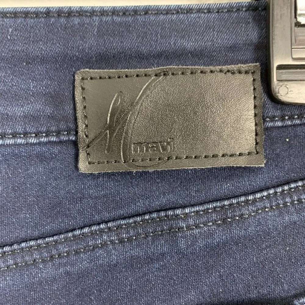 Mavi Alexa Skinny Jeans 26 Blue Midi Rise Stretchy Denim Modern Fit - Image 6