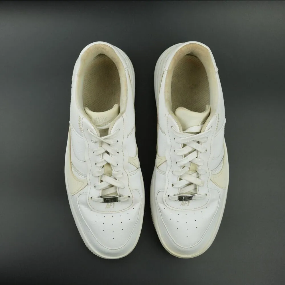 Nike AF1 PLT.AF.ORM Summit Triple White Sneaker DJ9946-100 Air Force 1 Women 9.5 - Image 6