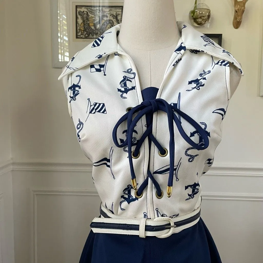 Vintage 70s Jerell of Texas Nautical A - Image 3