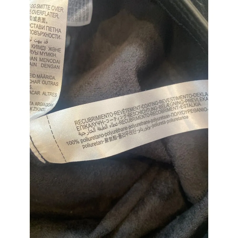 Zara Black Faux Leather Skinny Pants Sz Sm Ankle Zip Pockets Polyester Women’s - Image 7