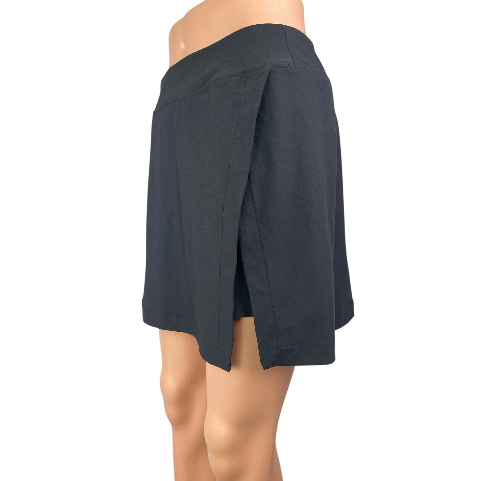 Outdoor Voices Womens Gray Mini Athletic Active Sporty Mini A-Line Skort Skirt M - Image 2