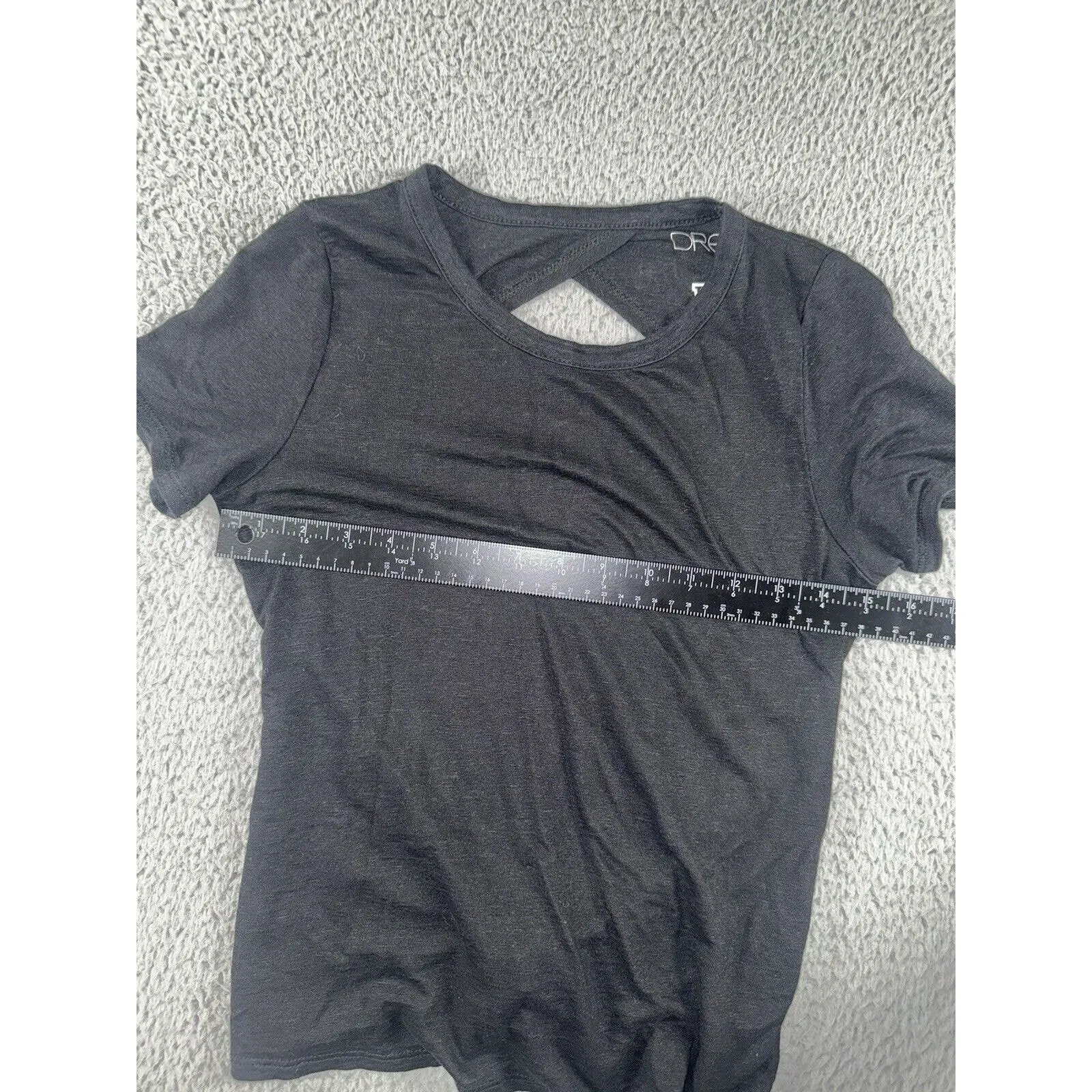 Victorias Secret Pink Dreamr T Shirt Women Small Short‎ Sleeve Open Knotted Back - Image 3