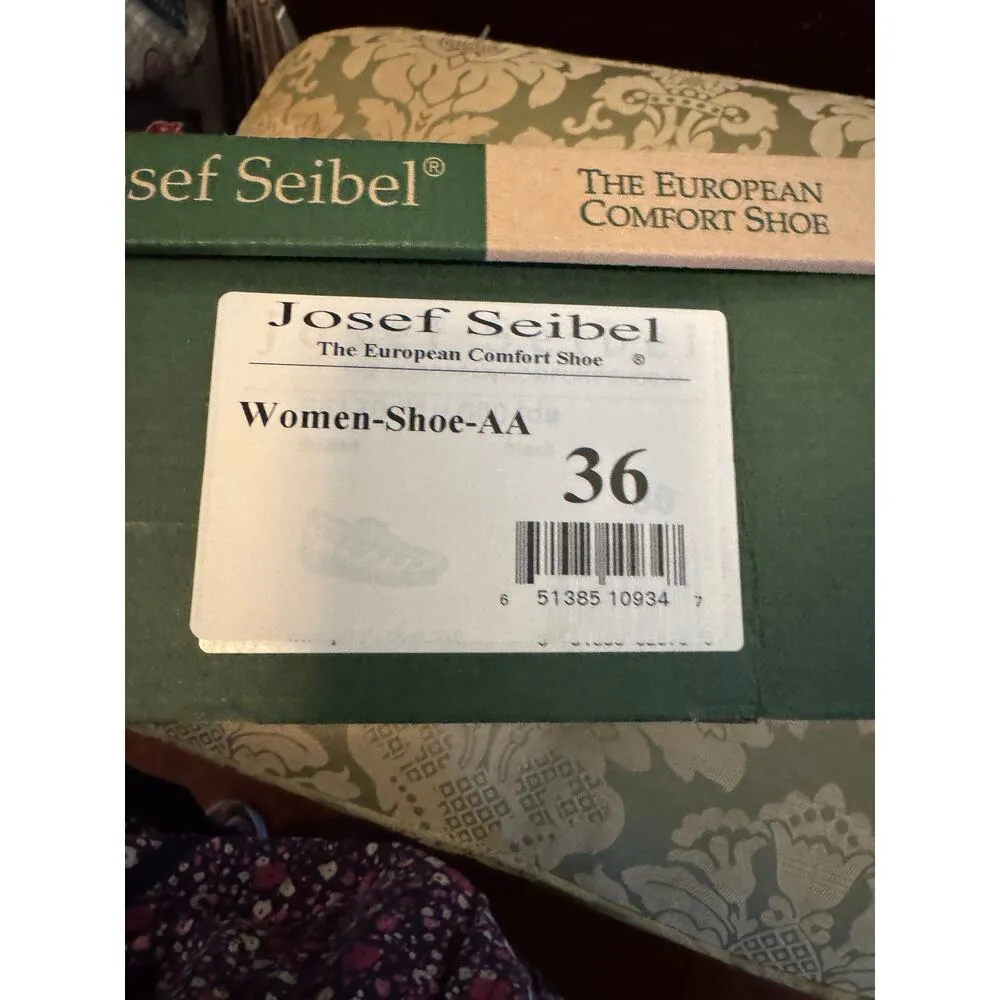 JOSEF SEIBEL Rosalie 48 Sandal in Black, Size Euro 36 New in Box Black - Image 10