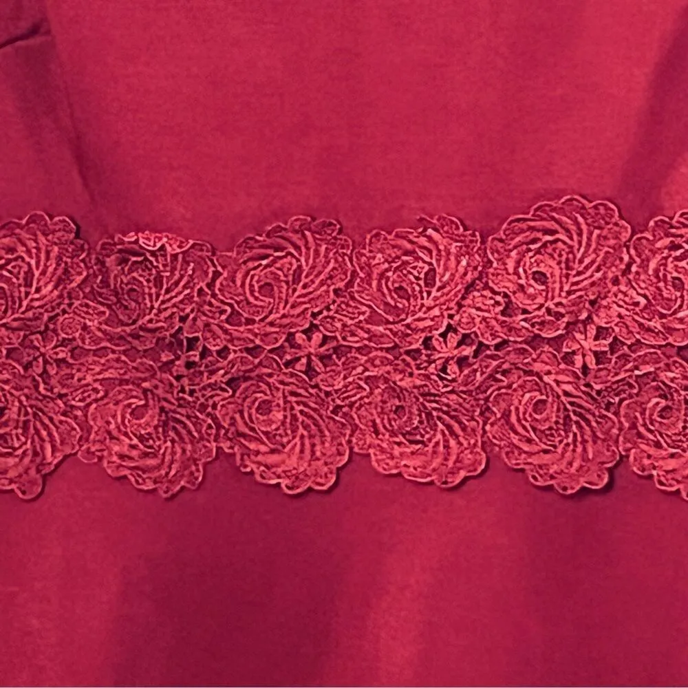 Clearlove Valentines Red Long Sleeve Elegant Cocktail Party Dress Size M NEW! Size M - Image 7