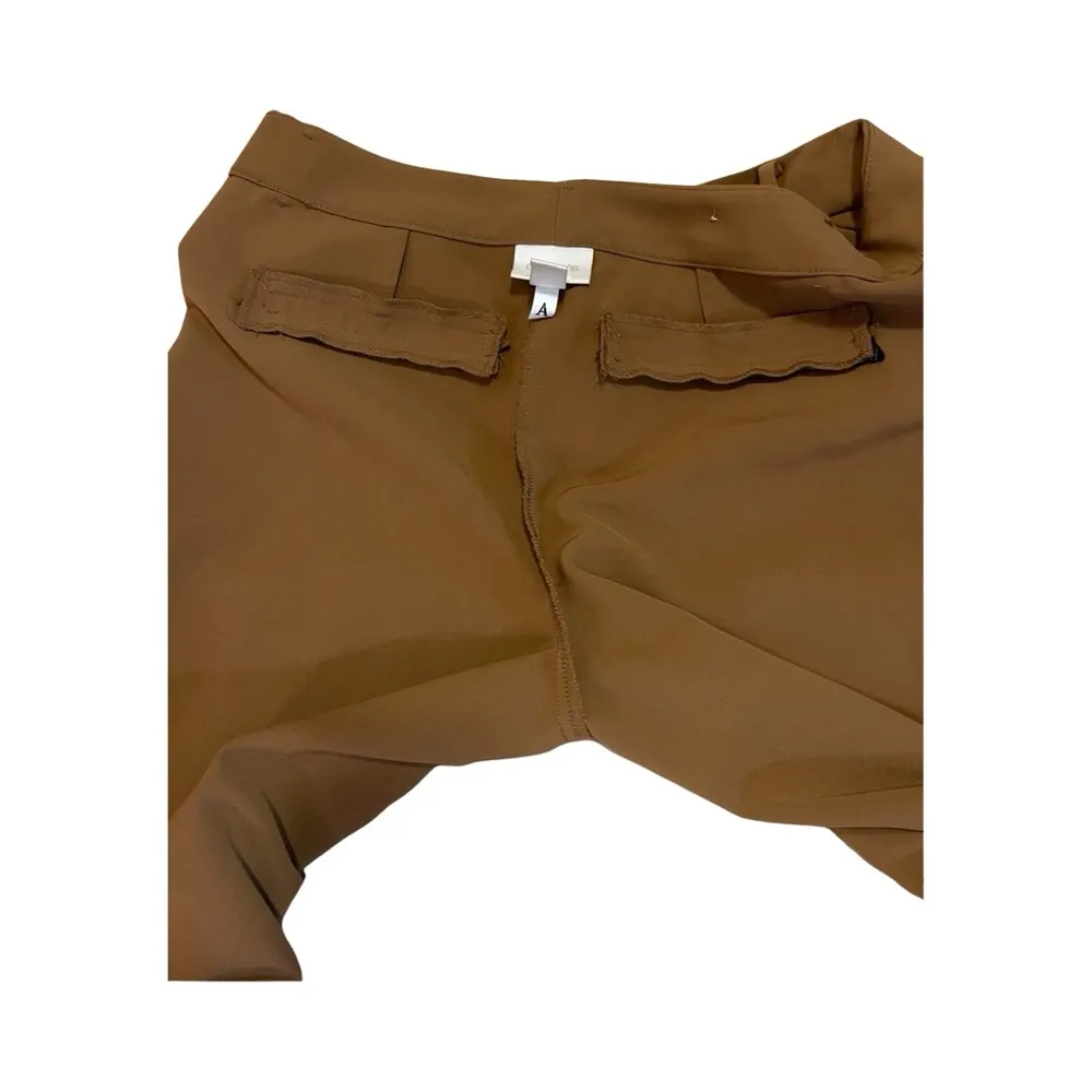 Chico’s Wide Leg Brown Pants Size Medium/8 (Chico’s Size 1) Dress Up or Down - Image 10