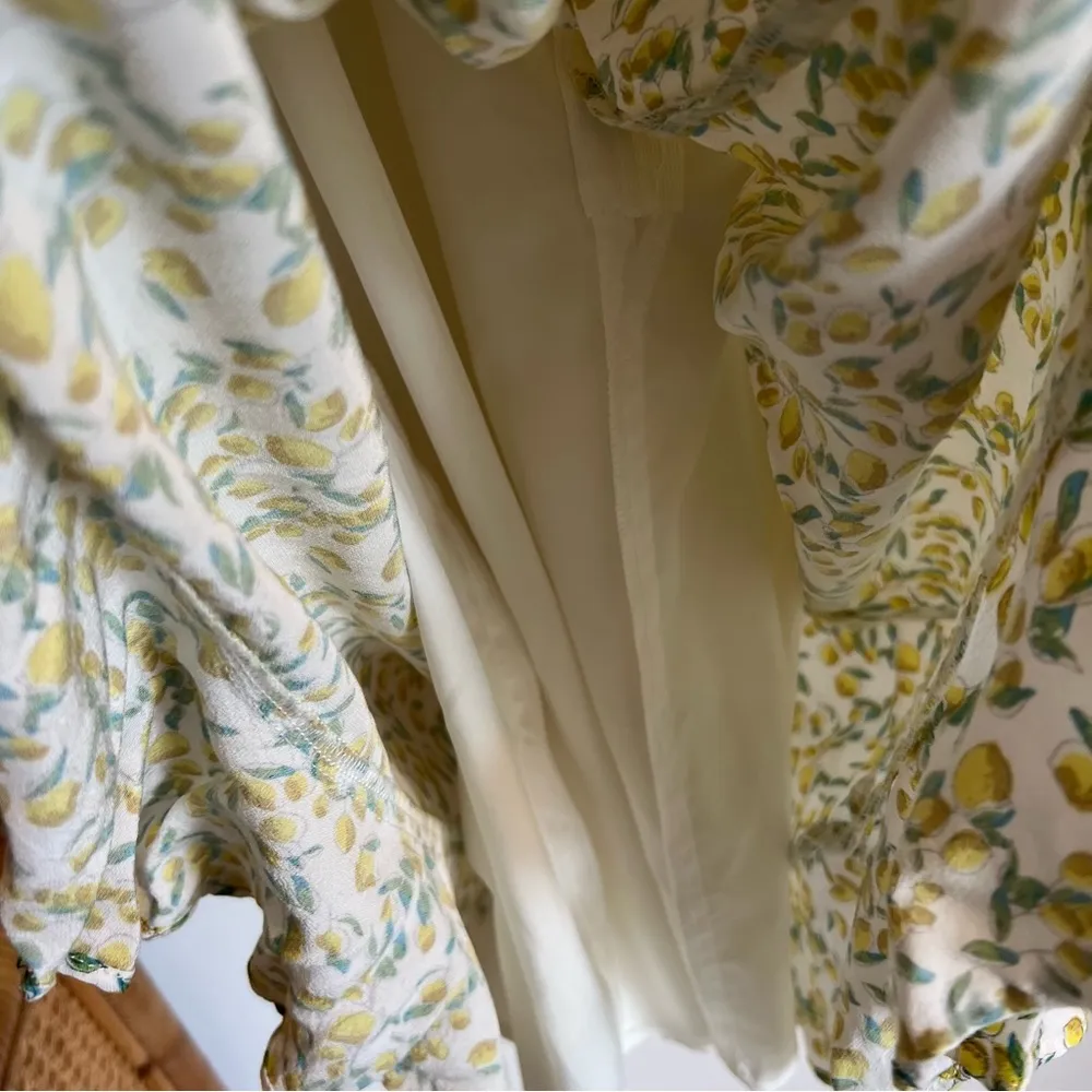 ASTR Summer Marla Mini Dress Lemon 🍋 Size L - Image 11