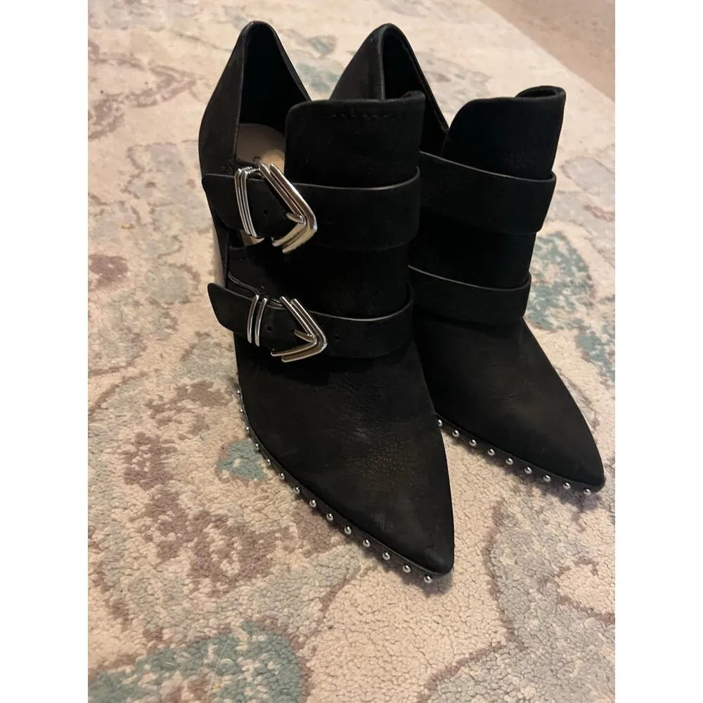 Giani Bini Western Studded Black Ankle Boots Size 6 M Bootie Festival Rock - Image 6