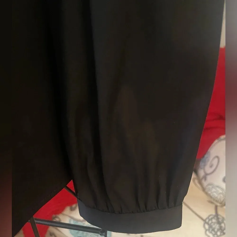 Express Button Down Dress Shirt with Ruched Sleeves Size Small​​ new with tags - Image 2