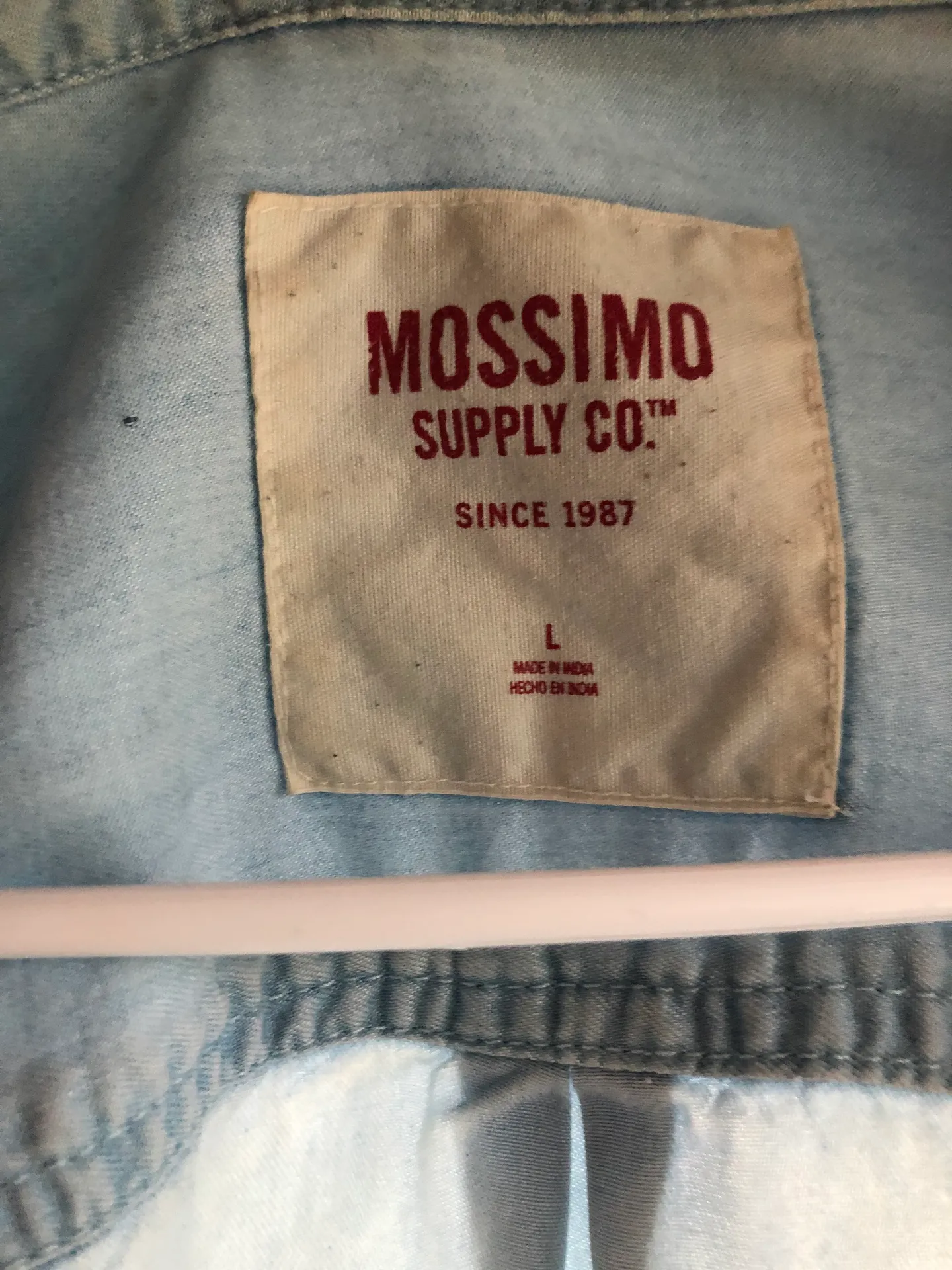 Button Down Denim Shirt - Image 3