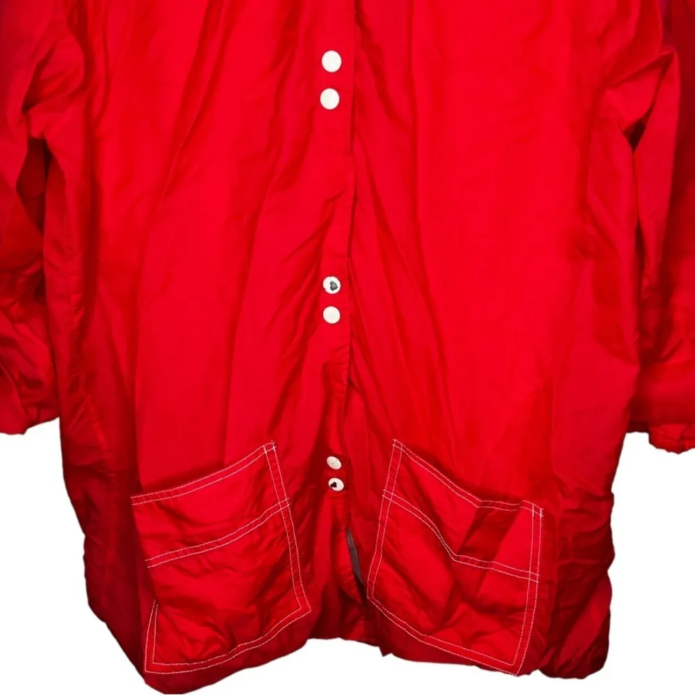 Vintage‎ Lane Bryant Tall Shop Jacket Red Size L - Image 3