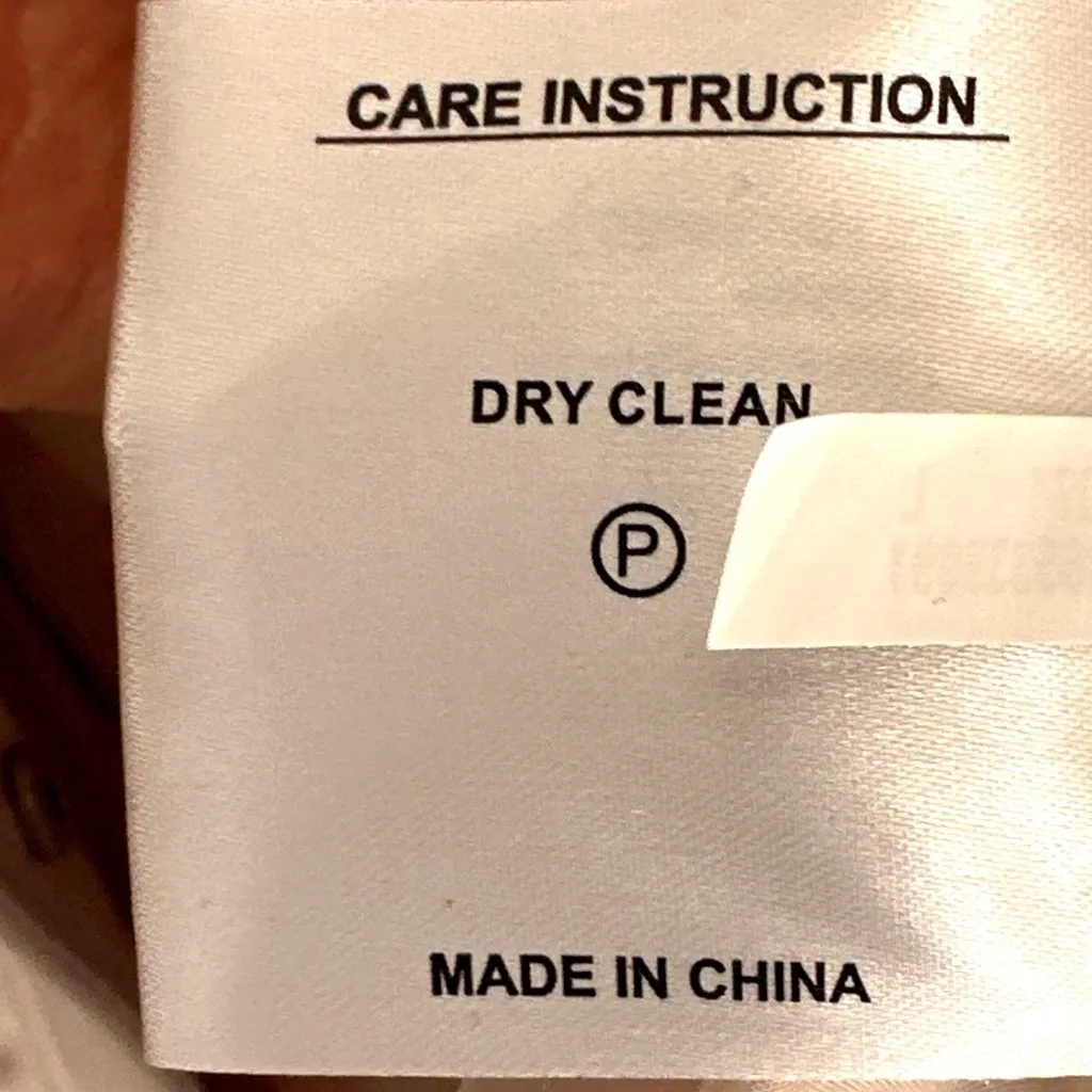 Liz Clairborne Lg Hooded Wool Blend Coat Faux Fur Trim Zipper Snap Closures - Image 13